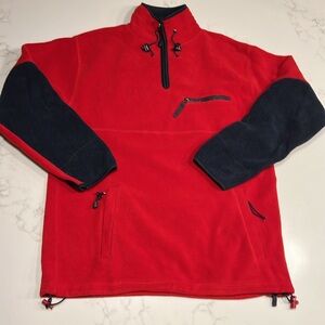 Sierra Blue Unisex Fleece Pullover | 6 Zippers: Neck, Front, Sides, & Back | M